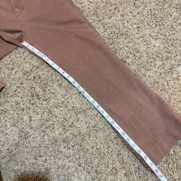 Veronica Beard Carson Ankle Flare High Rise Jeans Tan Sierra Brown - Picture 16 of 16